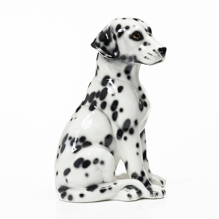 Sculpture, Dalmatian dog, Italy, late 20th century.