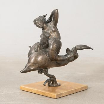 Carl Milles, after, "Solglitter", "Najad på delfin" ( = Naiad and dolphin).