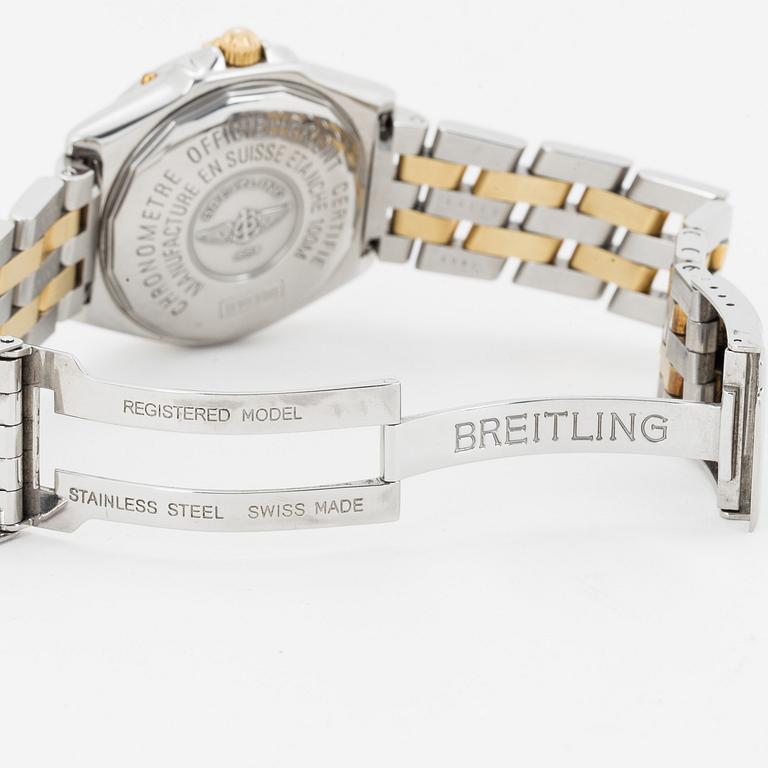 BREITLING, Wings (100 M/330 FT), Chronometre, armbandsur, 37 mm.