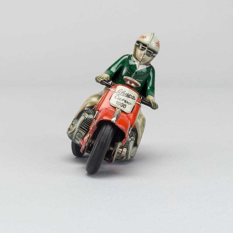 A Schuco Curvo 1000 Motorcycle.
