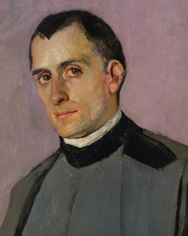 Christian Krohg, Male portrait.