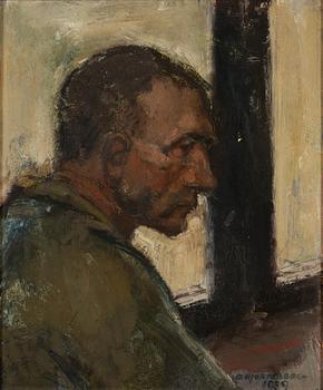 Olle Hjortzberg, oil on board, signed O. Hjortzberg and dated 1939.