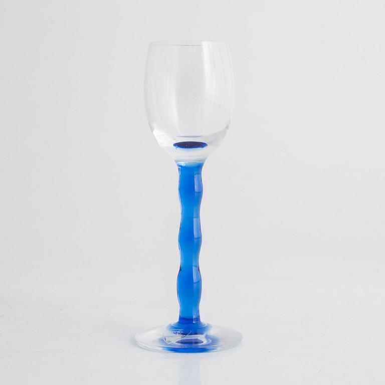 Gunnar Cyren, glasservis, 33 delar, "Nobel", Orrefors.