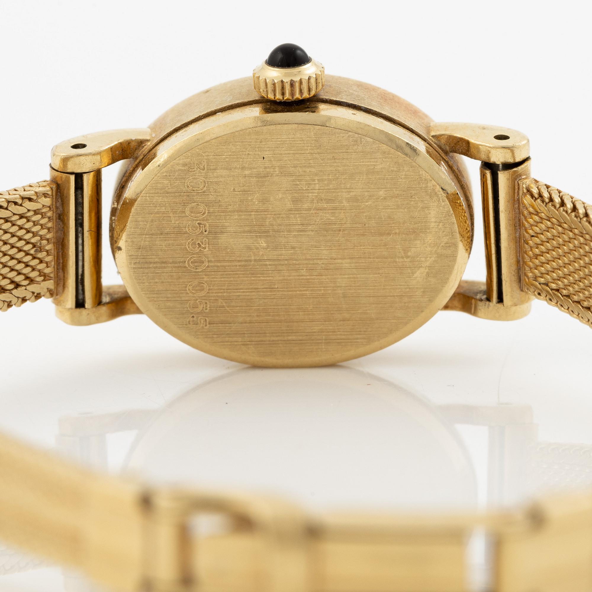 Zenith/Movado, armbandsur, 15 x 20 mm.