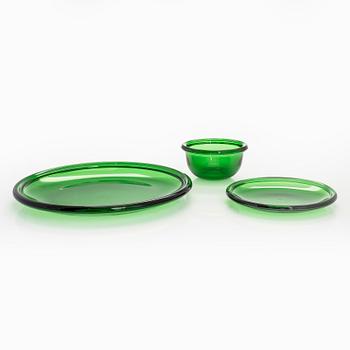 Kaj Franck, servisdelar, 30 st, "Luna" Nuutajäari Notsjö 1900-talets slut.