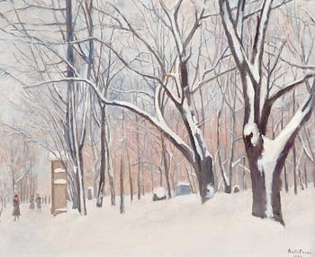22. Antti Favén, OLD CHURCH PARK IN WINTERTIME.
