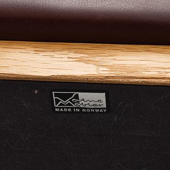 Fredrik Kayser, a sofa and armchair, Vatne Möbler, Norway, second half of the 20th century.