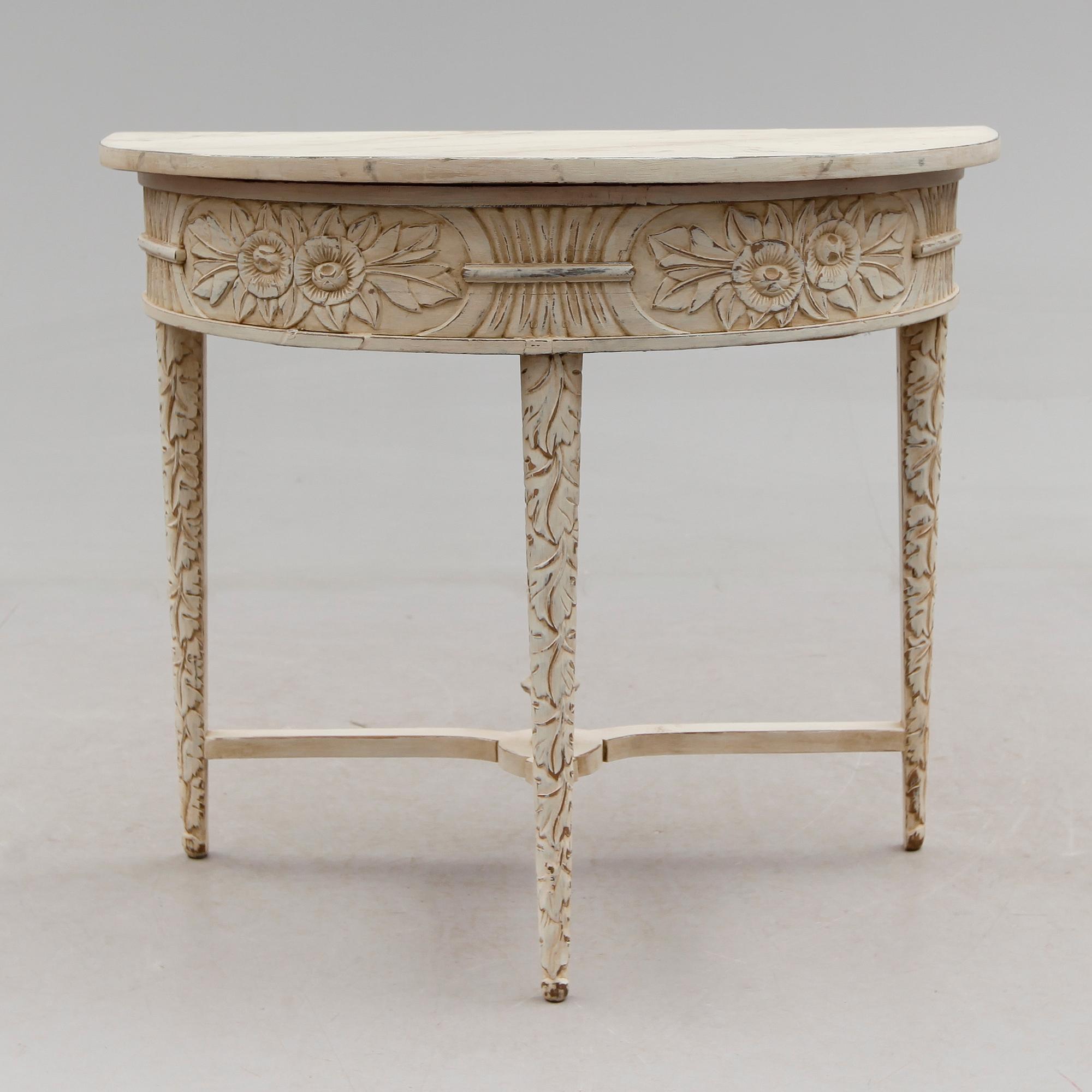 VÄGGBORD, troligen Norge, 1800-talets andra hälft.