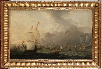 Abraham Storck Hans krets, Marin med armada.