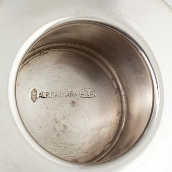 A pair of Danish EPNS ATLA candlesticks.