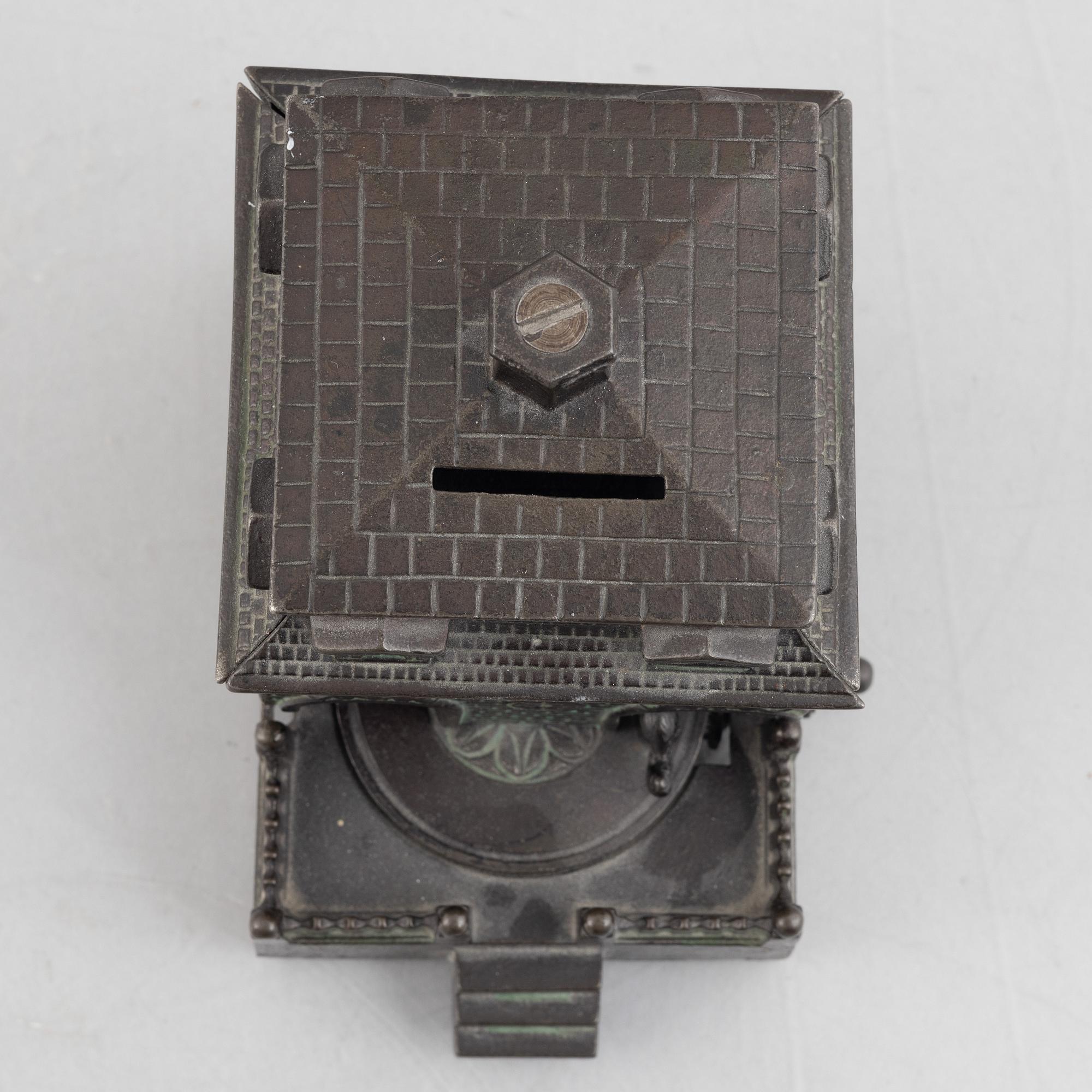 A mechanical bank, late 19th century, probably by Judd Manuf. Comp.