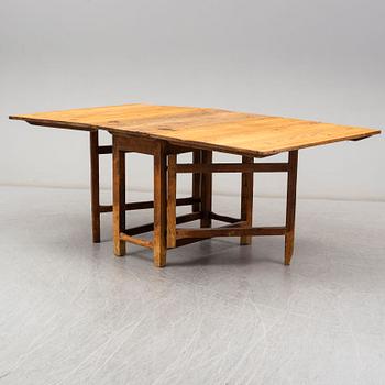 A Swedish 19th century gateleg table.