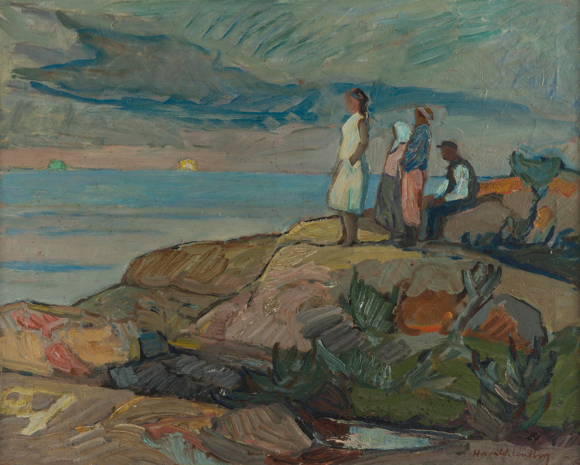 Harald Lindberg, "Valoisassa yössä".