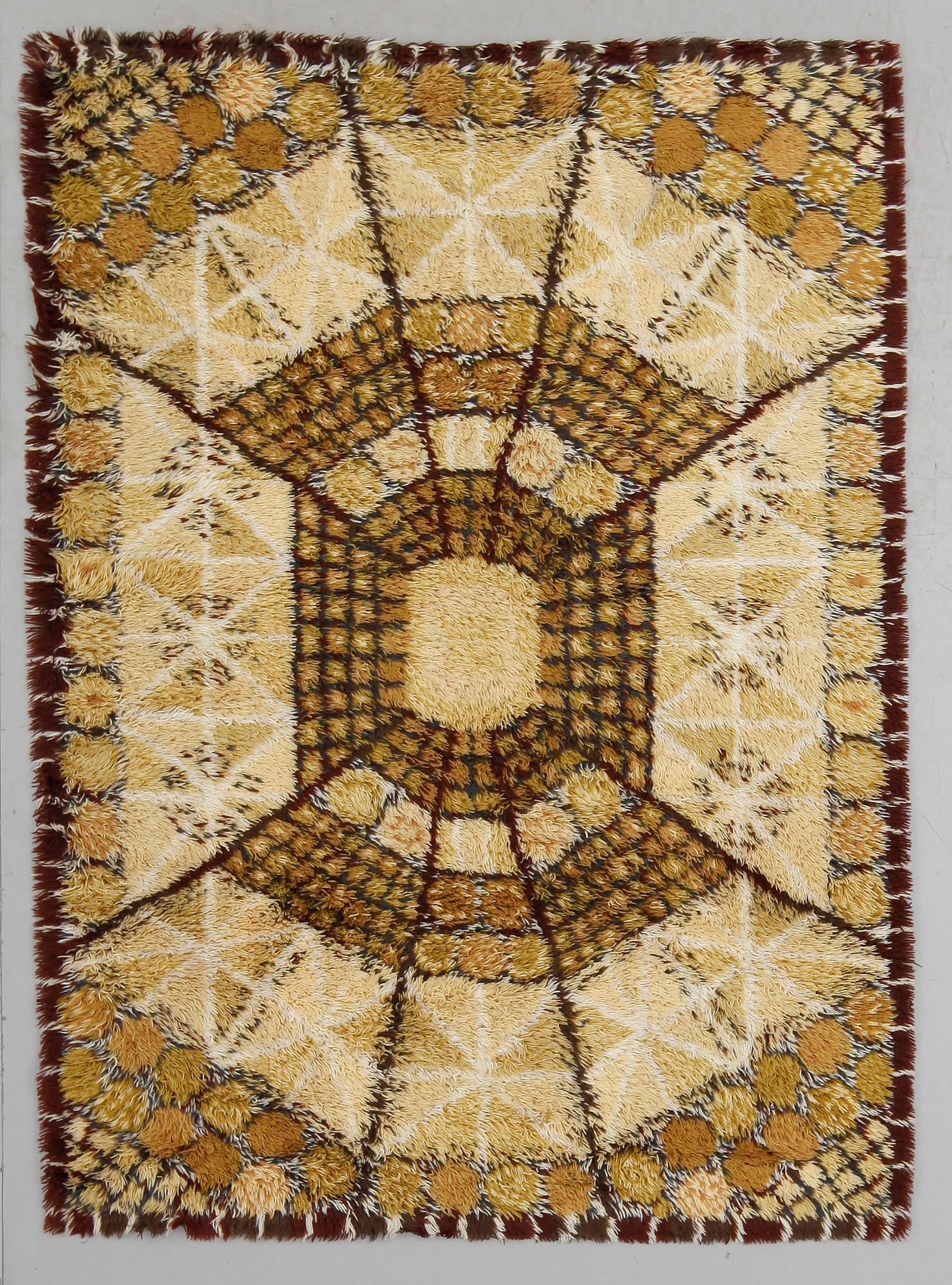 MATTA, rya, Marianne Richter, Östergyllen. Ca 190 x 139 cm.
