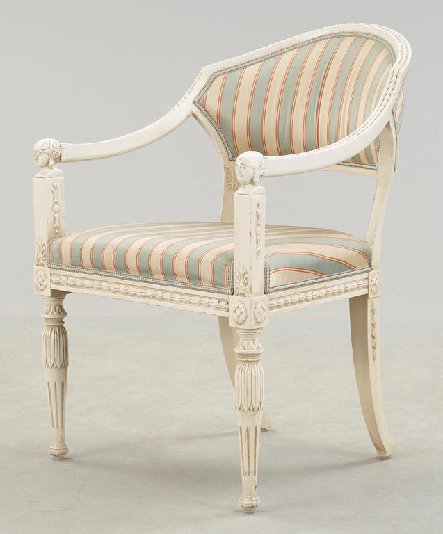 KARMSTOL, Sengustaviansk, 1800-talets början.