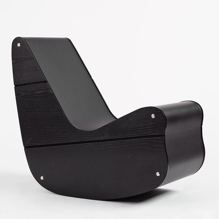Frederick John Kiesler, a "Correalist Rocker" chair, Wittmann Möbelwerkstätten, Austria, post 2002.