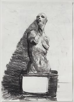 Nicolas Ceccaldi, executed in 2010. Graphite on paper.