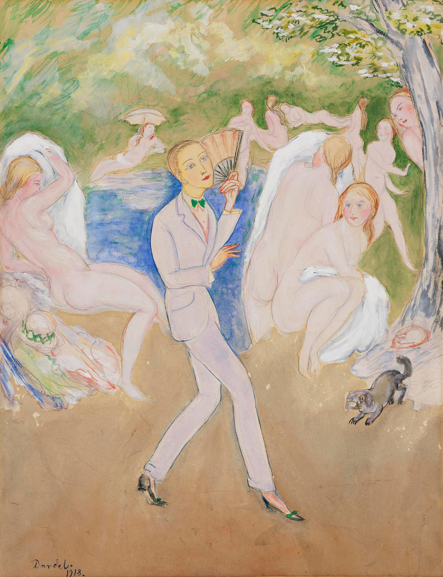 Nils von Dardel, "Den diskrete gossen".