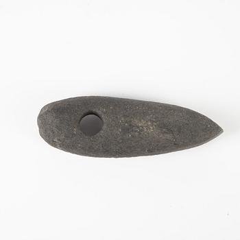 A neolithic stone axe.