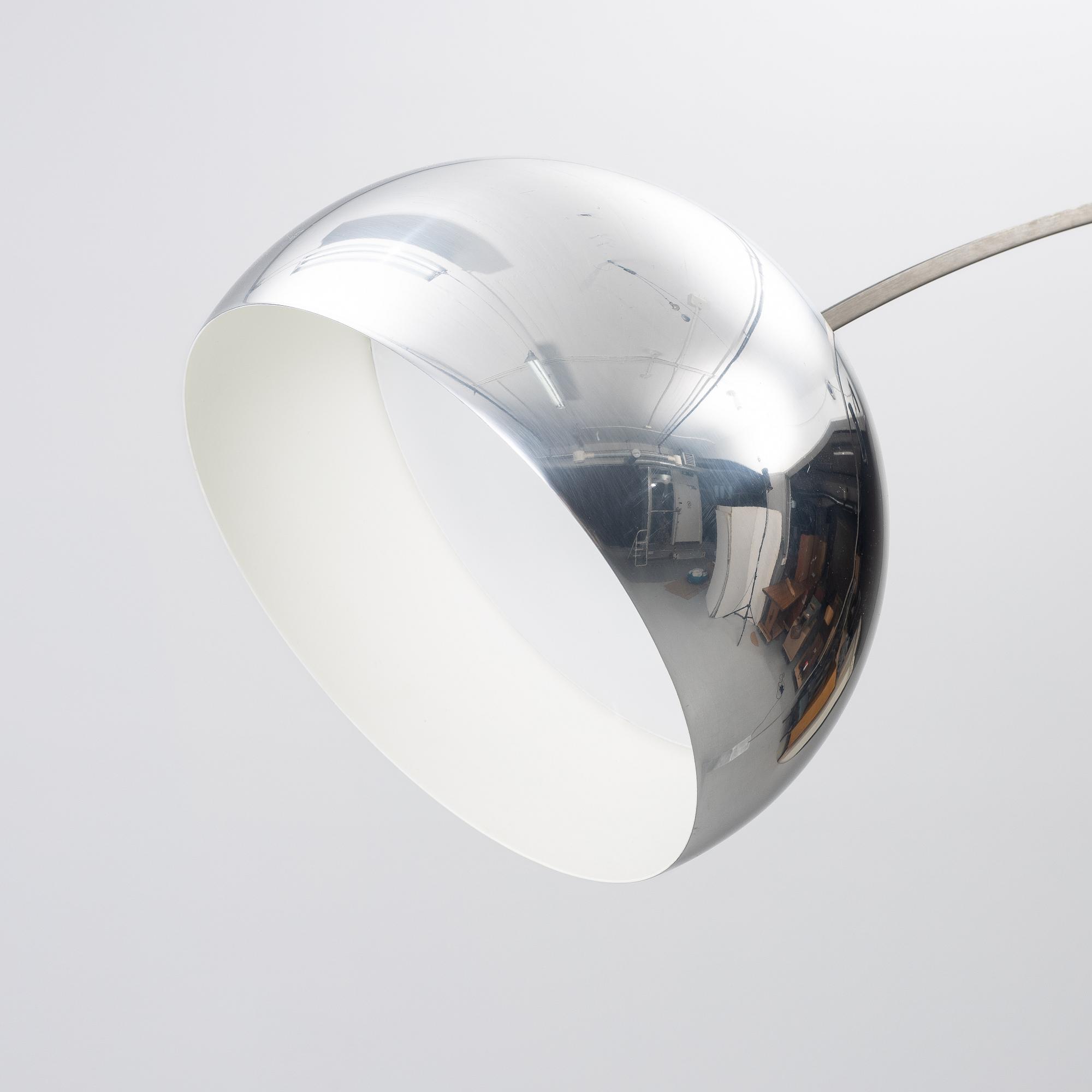 Achille & Pier Giacomo Castiglioni, an 'Arco' ceiling lamp, Flos, Italy.