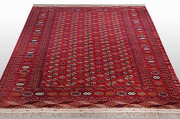 A carpet, semi.antique Tekke, ca 330 x 250 cm.