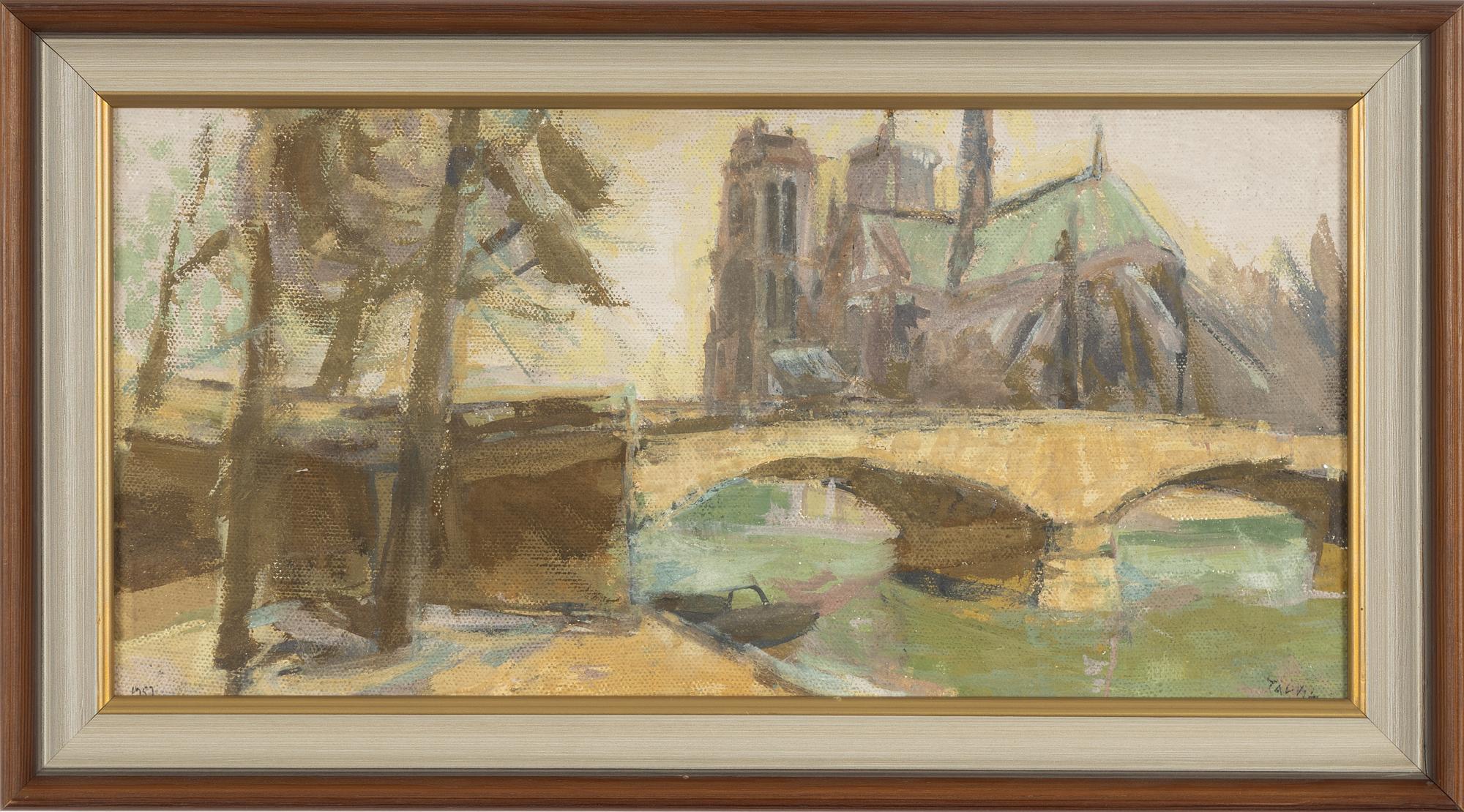 Hermann Talvik, oil on canvas, signed.