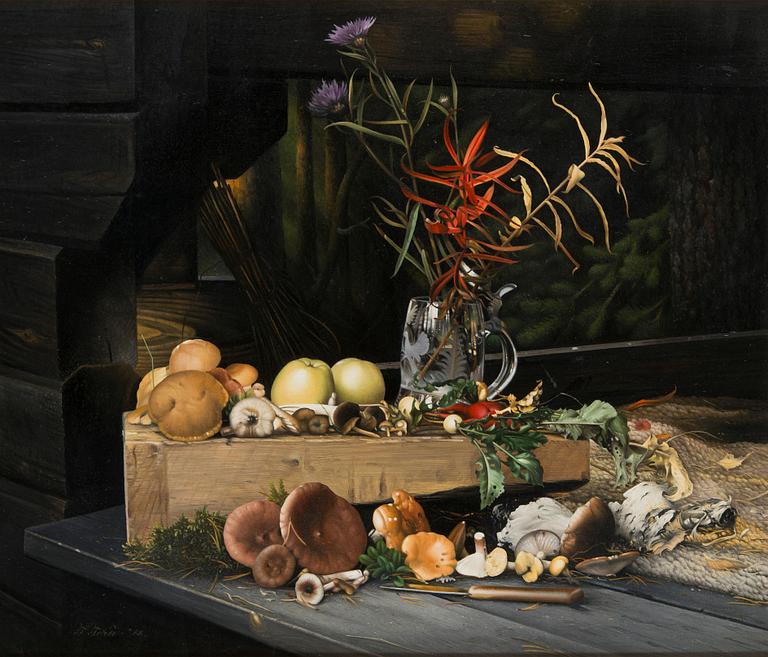 Teppo Terä, Stilleben med svampar.