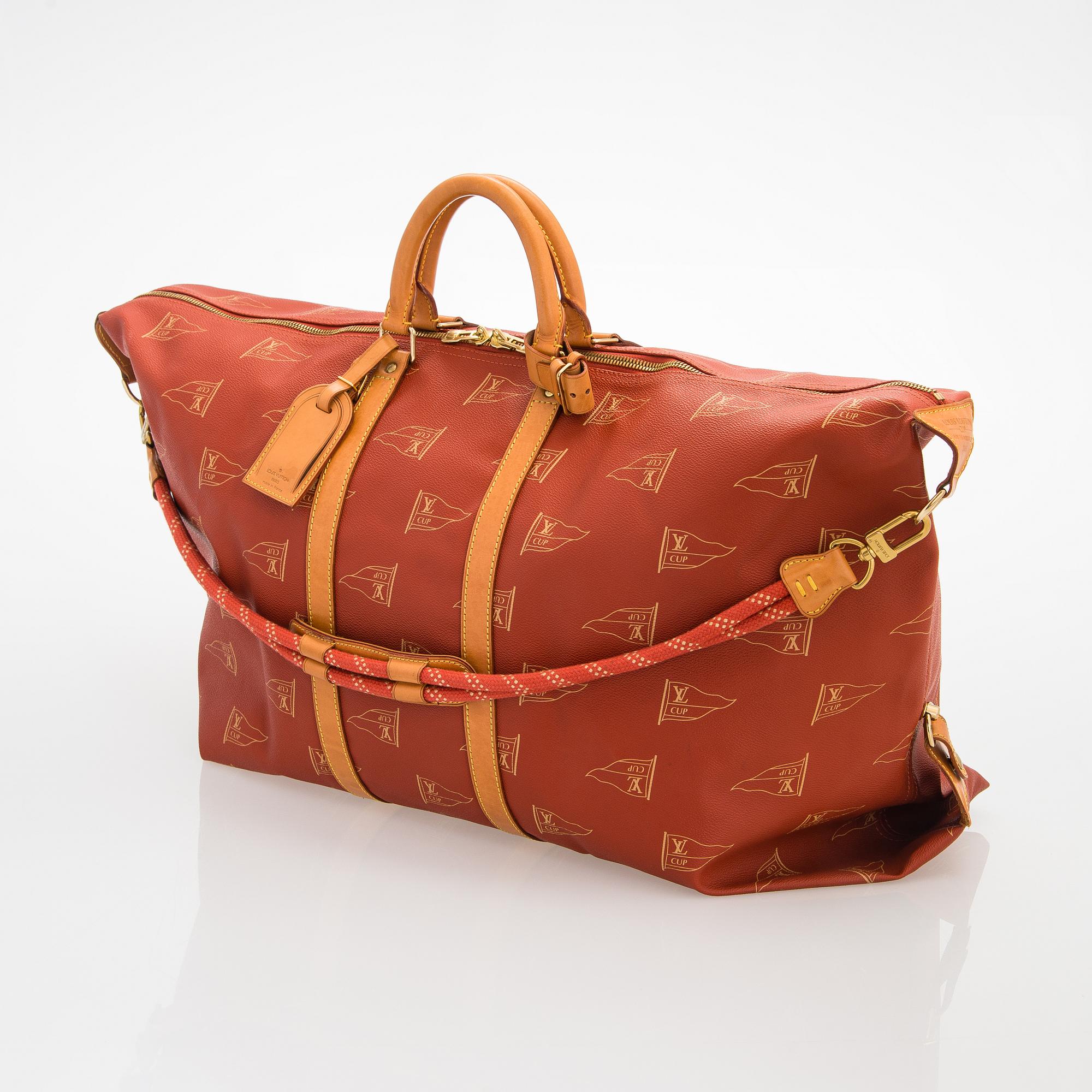 Louis Vuitton, A America's Cup Canvas Boston Bag.
