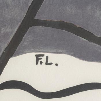 FERNAND LÉGER, efter, färglitografi, signerad i trycket. Numrerad 544/600.