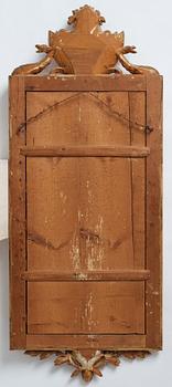 Spegel, av Johan Åkerblad (mästare i Stockholm 1758-1799), Stockholmsarbete 1777, Gustaviansk.