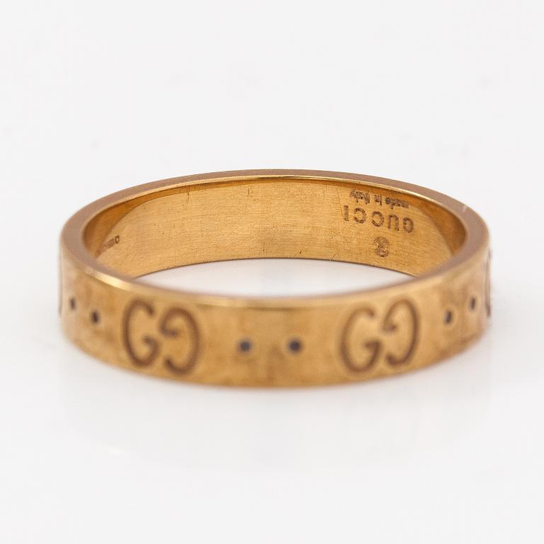 Gucci, Ring "Icon", 18K guld. Märkt Gucci, Made in Italy, 13.