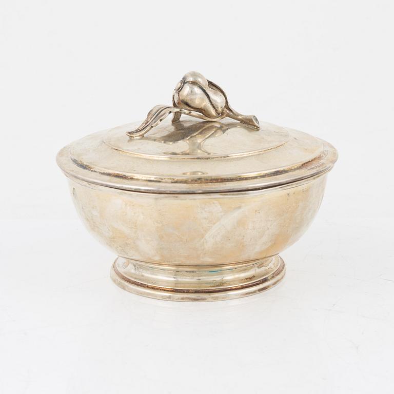 Bonbonjär, silver, OB Sjögren.