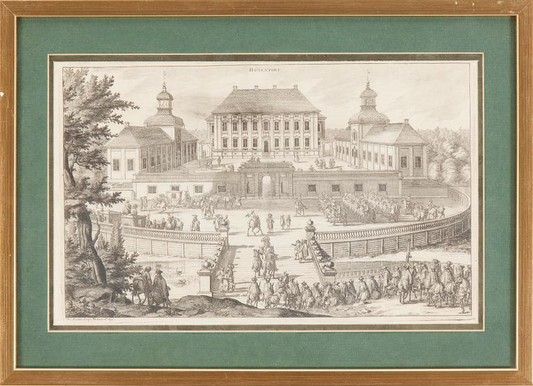 Engravings, 14, From "Suecia Antiqua", 18Th Century.
