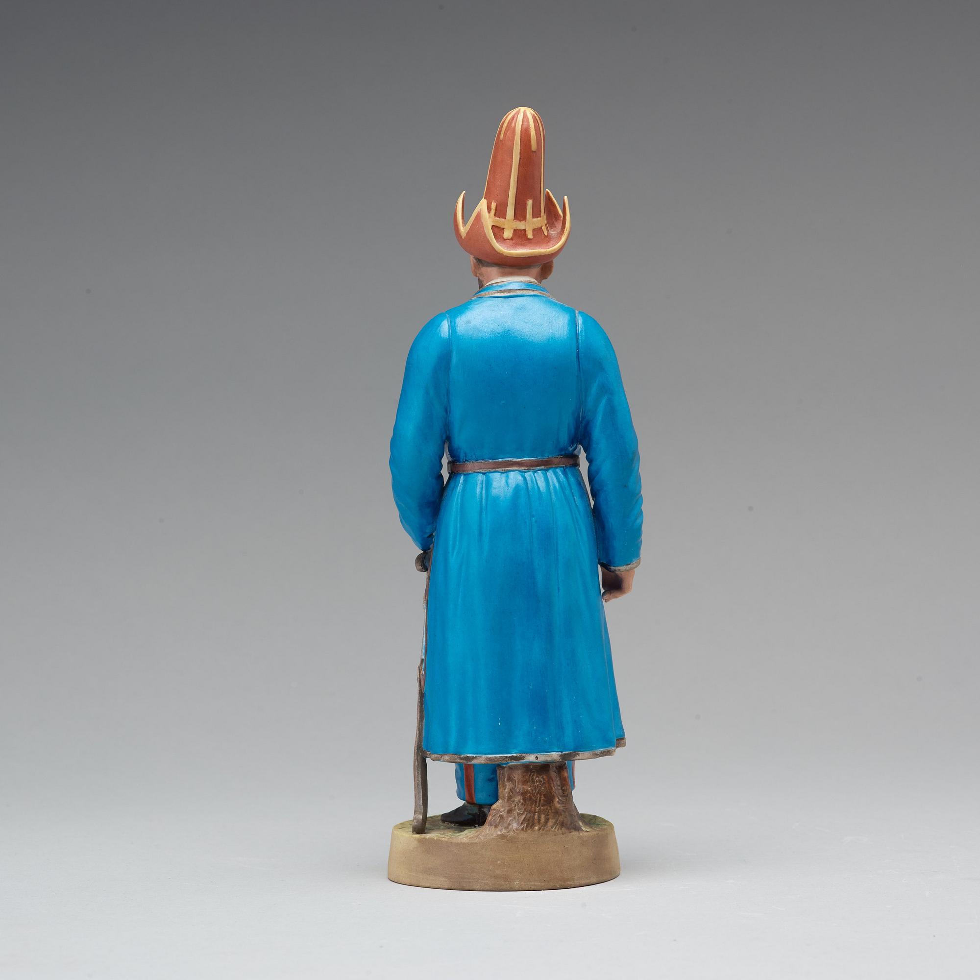 FIGURIN, biskviporslin, Kuznetsov/Gardner, Ryssland, 1891 - 1917.
