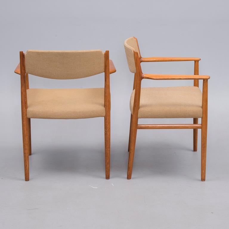 KARMSTOLAR, ett par, Arne Vodder, Sibast furniture, Danmark, 1960-tal.