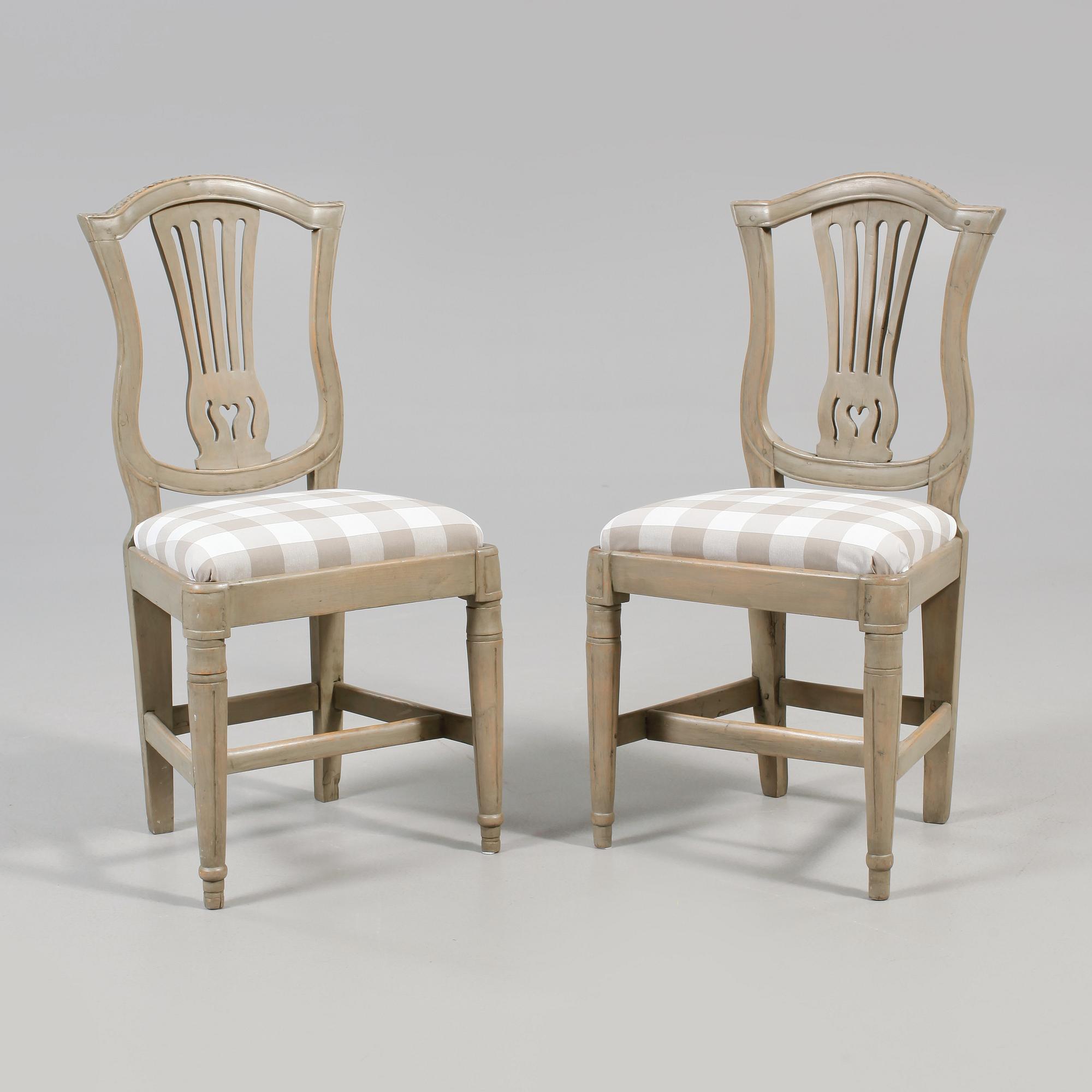 STOLAR, ett par, 1800-tal.
