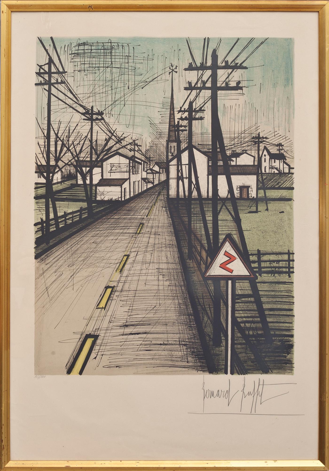BERNARD BUFFET, färglitografi, signerad och numrerad 107/220.
