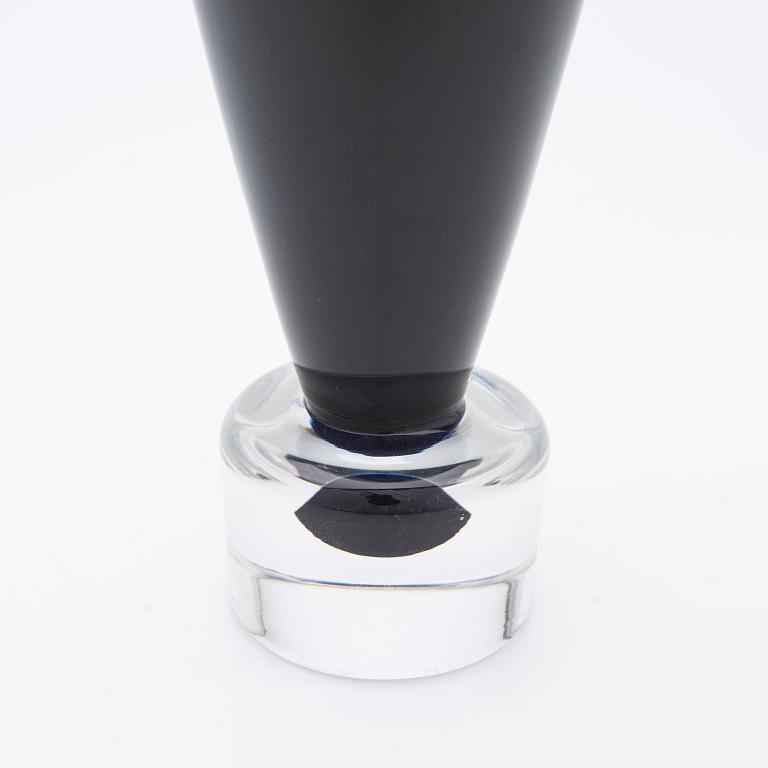 Matz Borgström, Vase, glass, for Orrefors, second half of the 20th century.