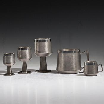 SERVIS, tenn, 57 delar, KTS, Koppar & Tennsmide, 1970/80-tal.