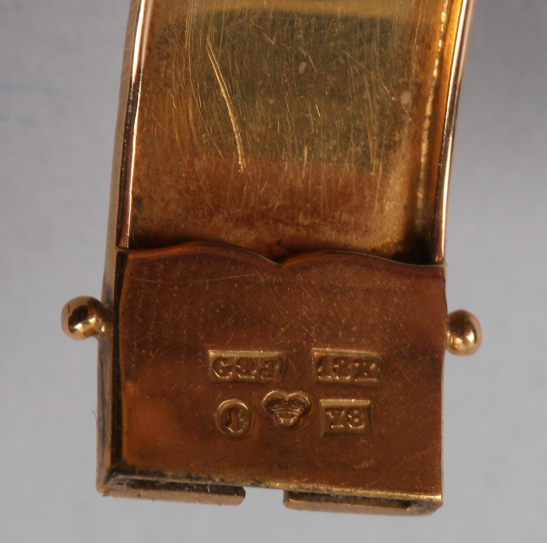 ARMBAND, 18 K guld, 15 gram.
