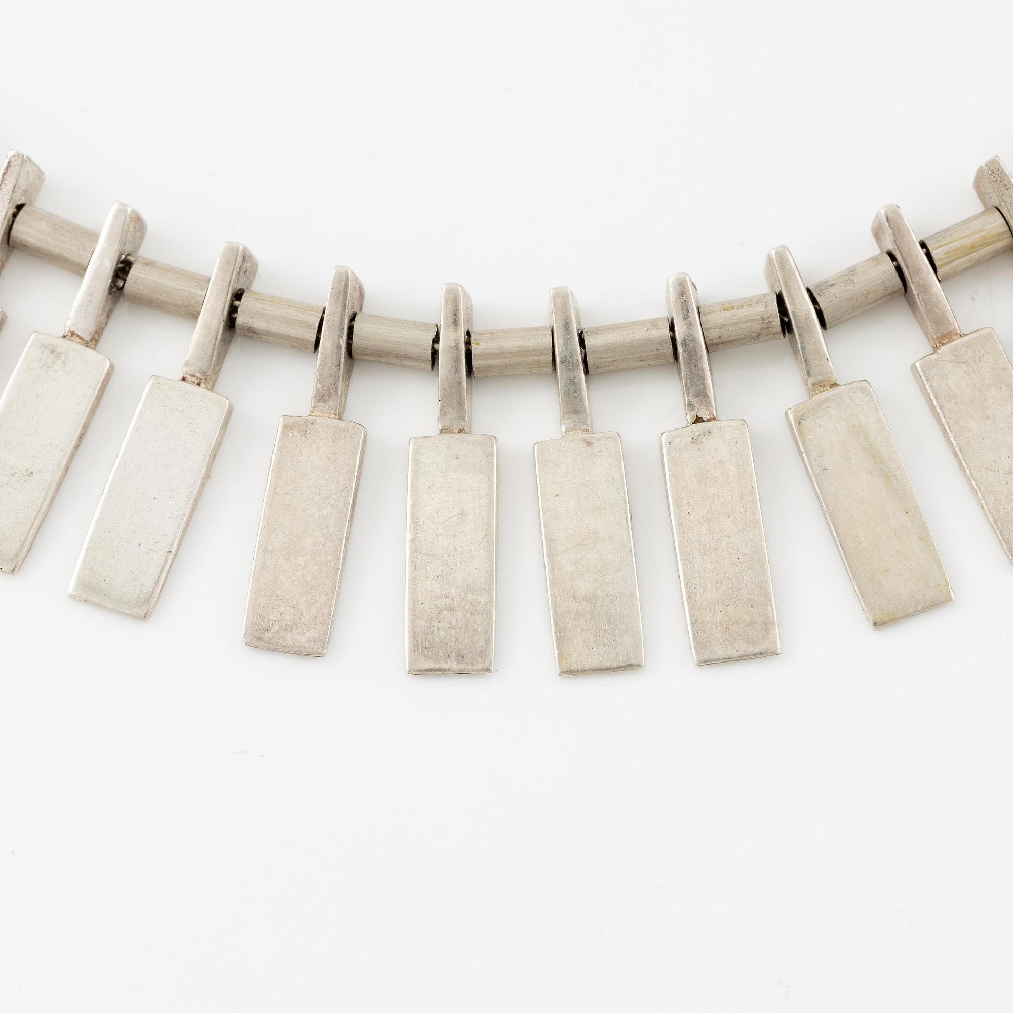 Inga-Britt "Ibe" Dahlquist, collier, silver, Malmö 1965.