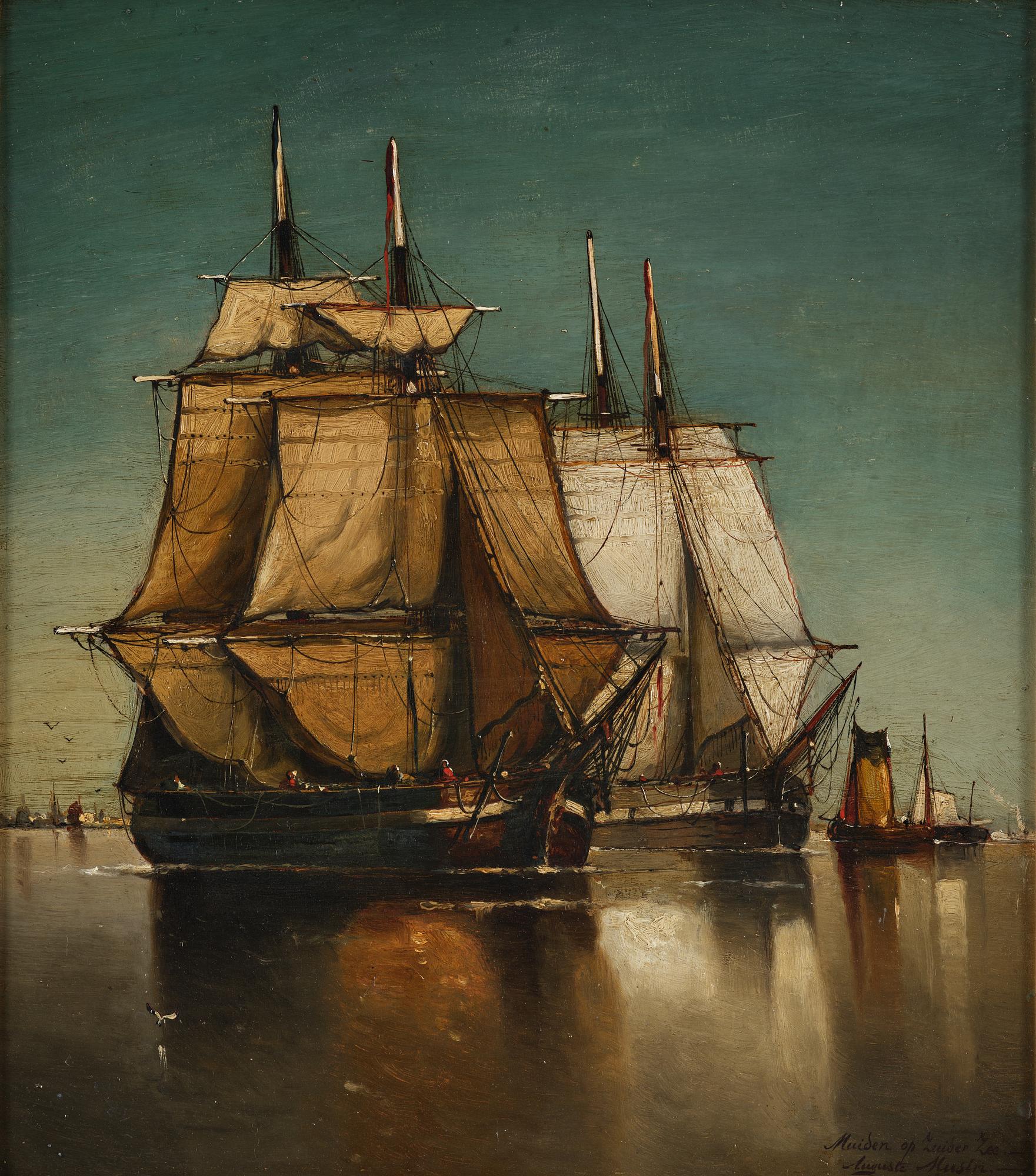 Auguste Musin, "Muiden op Zuider Zee".