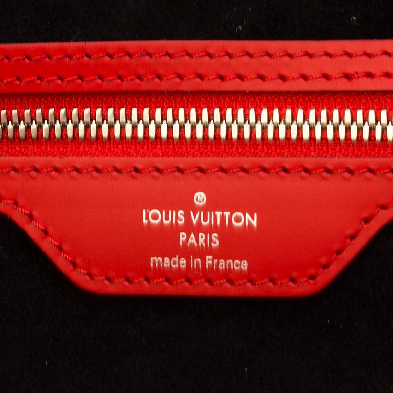 Louis Vuitton x Supreme Keepall Bandouliere Epi 45 Red.