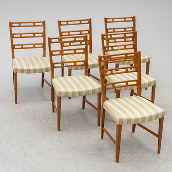 David Rosén, stolar, 6 st, "Futura", Nordiska Kompaniet, 1950-tal.