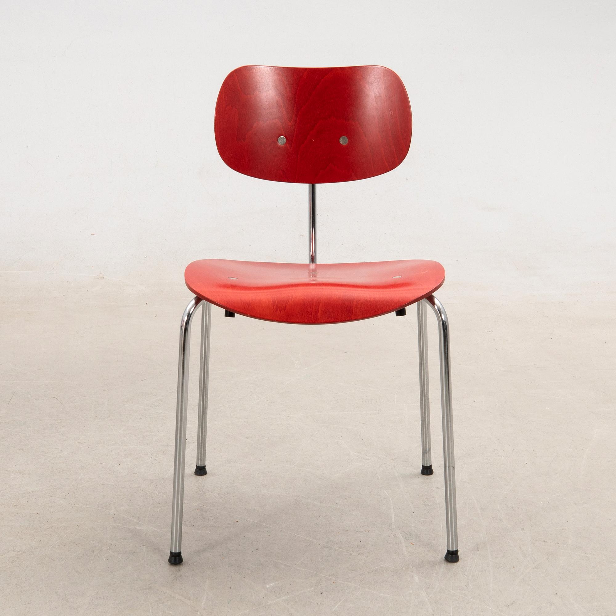 Egon Eiermann, stolar 5 st "SE 68", Wilde & Spieth 2000-tal.