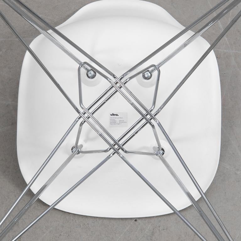 Charles & Ray Eames, chairs, 6 pcs, "Plastic chair DSR", Vitra, 2016.