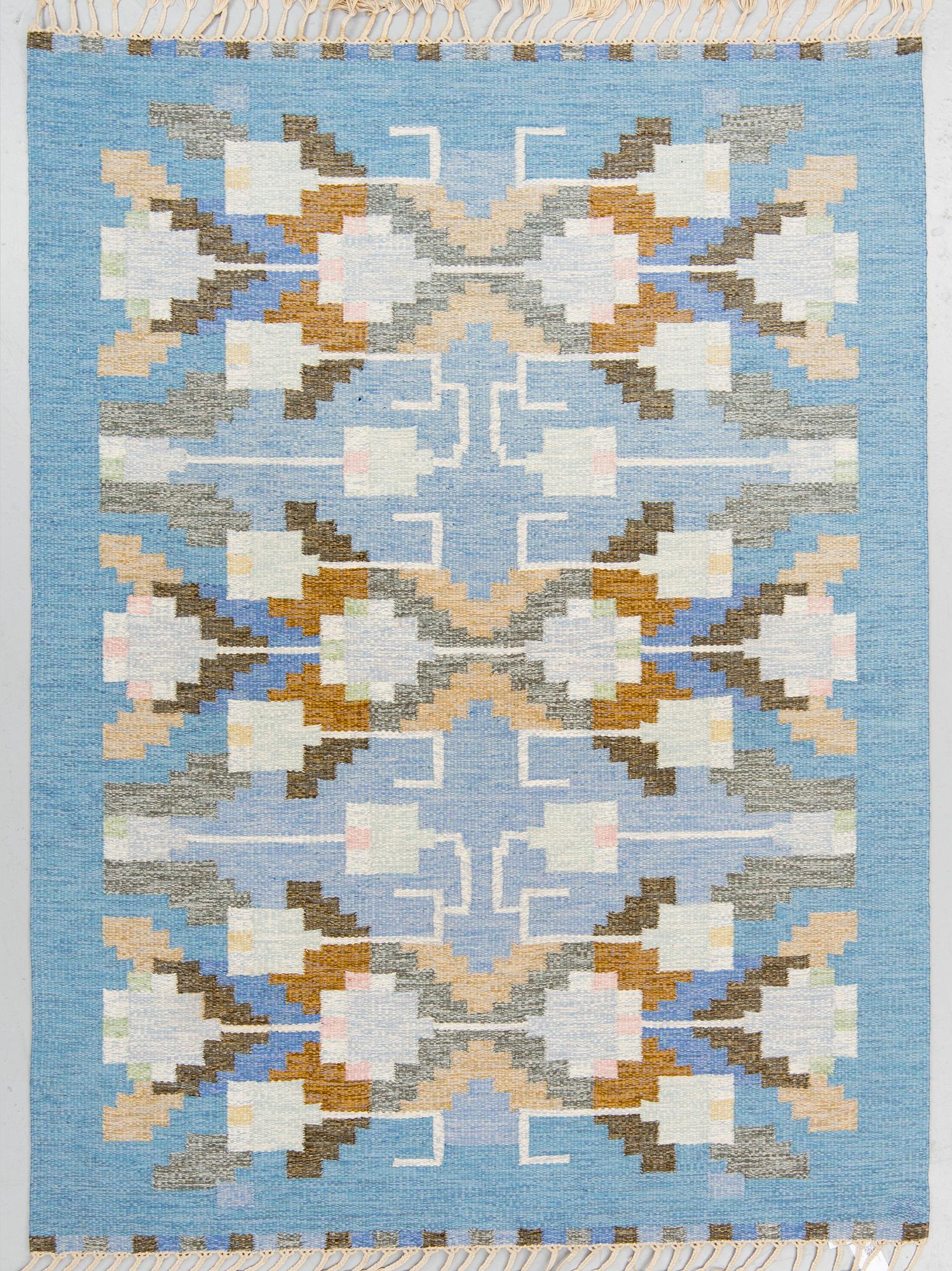 MATTA, "Ekeby" rölakan, signerad IS (Ingegerd Silow), ca 230 x 169 cm.