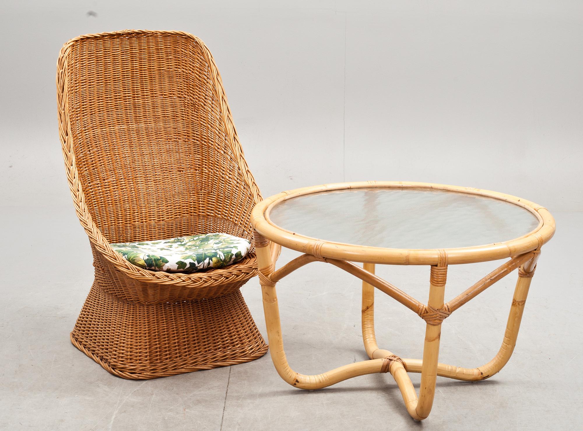 KORGSTOL och BORD, 1900-tal.