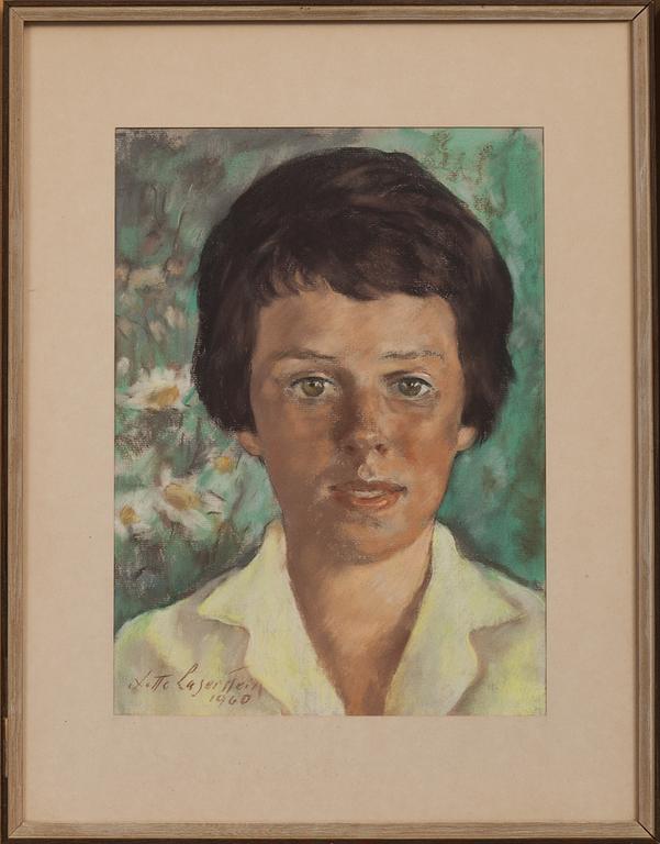 LOTTE LASERSTEIN, pastell. Signerad och daterad 1960.