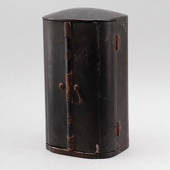 FIGUR, bemålat trä, Japan, Meiji 1868-1912.